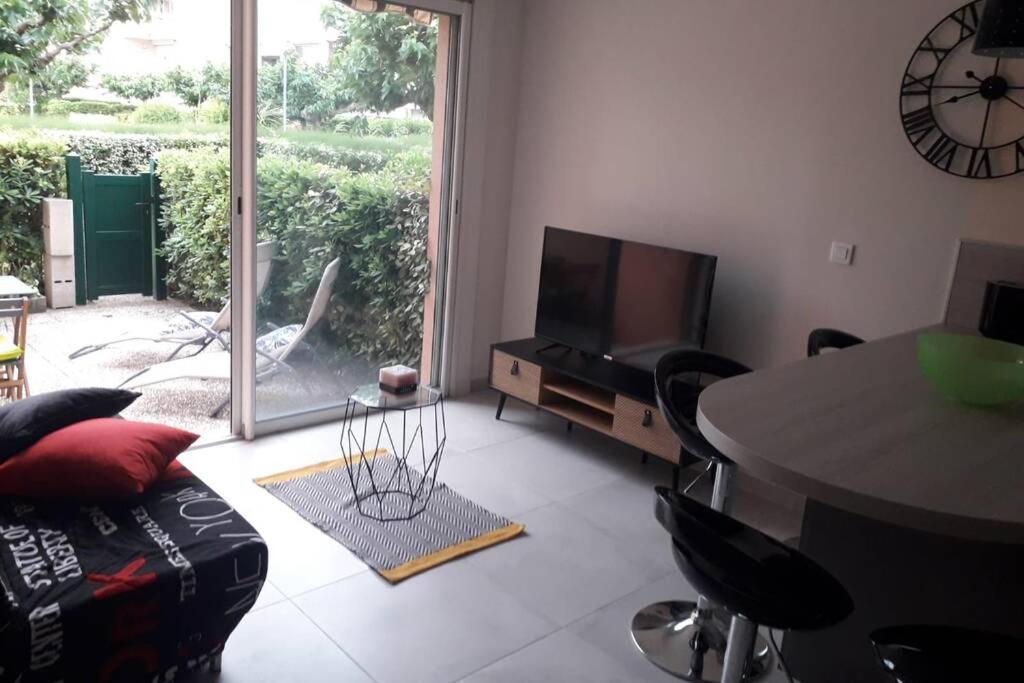 Nid Douillet F2, Clim, Jardin, Piscine, Parking, Plage 200 M Palavas Esterno foto