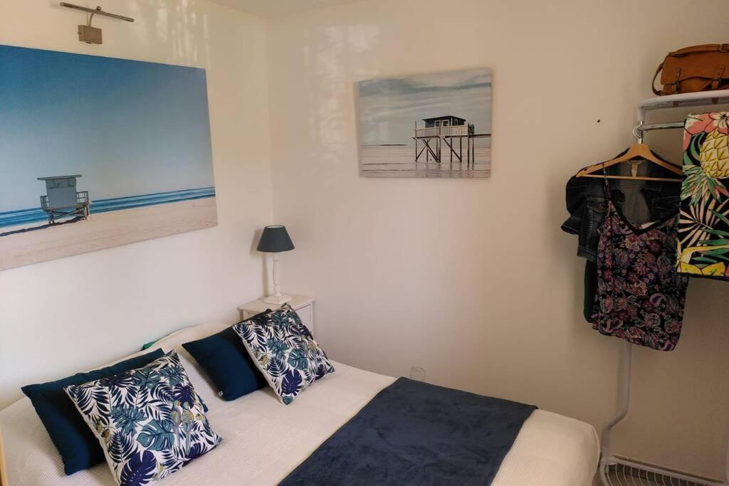 Nid Douillet F2, Clim, Jardin, Piscine, Parking, Plage 200 M Palavas Esterno foto